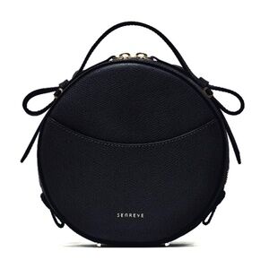 Senreve Black Circa Pebbled Leather Bag New With Tags
